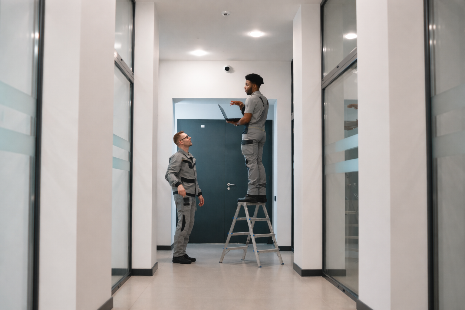 Instalação profissional de câmeras de segurança